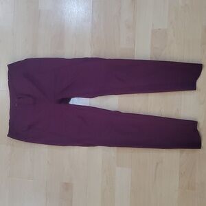 Athleta Maroon Leggings